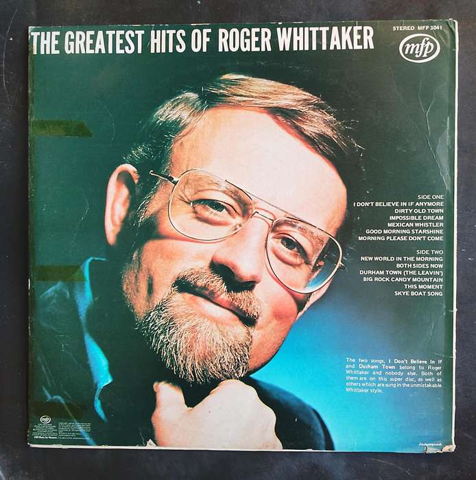 Roger Whittaker - The Greatest Hits of Roger Whittaker LP Vinyl Record
