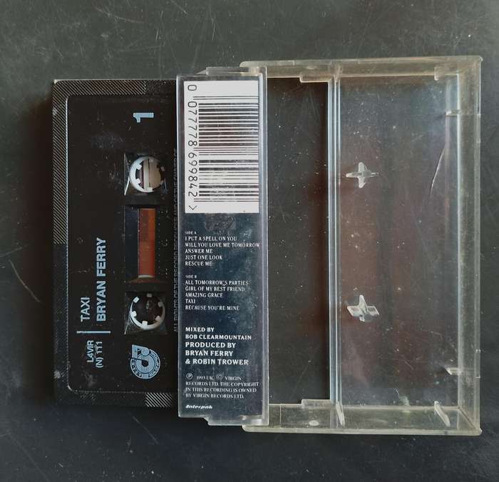 Bryan Ferry - Taxi Cassette Tape