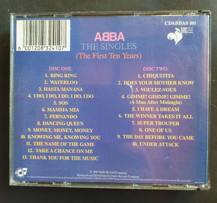 ABBA - The Singles (The First Ten Years) (2 CD Set)