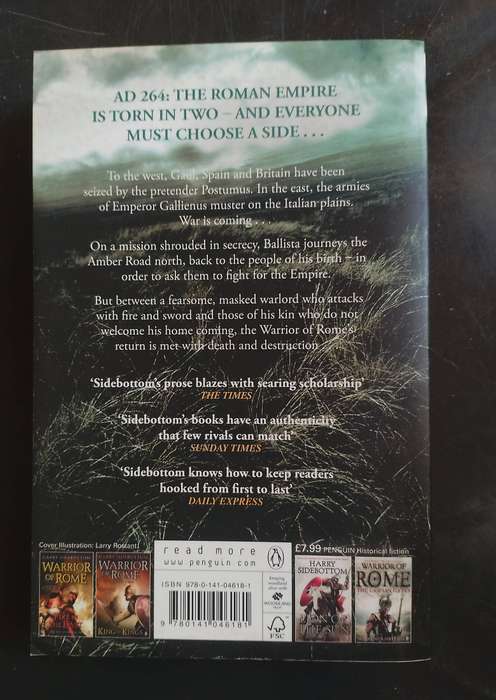 Warrior Of Rome - The Amber Road by Harry Sidebottom