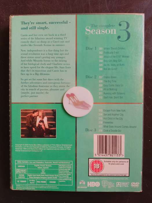 Sex and the City - The Compete Season 3 (3 DVD Set)