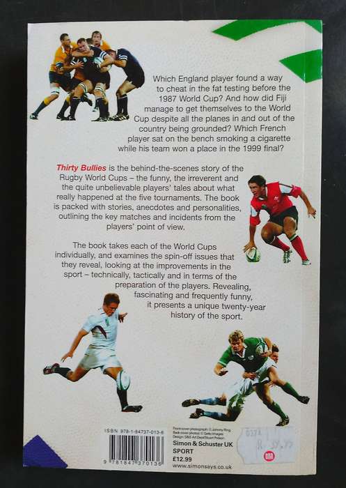 Thirty Bullies - A History of Rugby World Cup by Alison Kervin