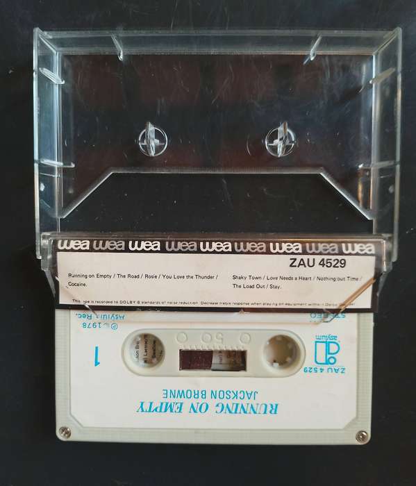 Jackson Browne - Running on Empty Cassette Tape