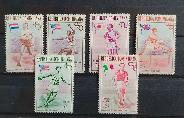 Dominican Republic - Olympic Champions Part Set of 6 Stamps MH