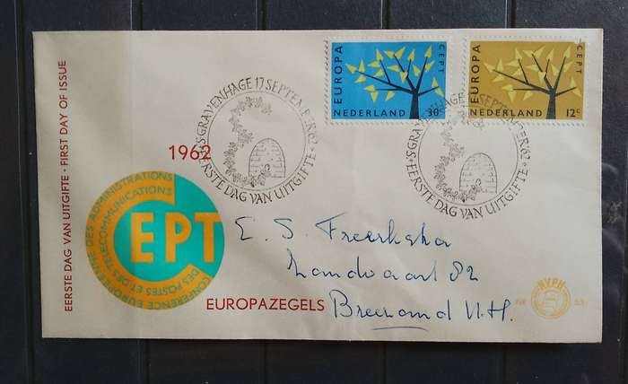 Netherlands - 1962 Europazegels FDC
