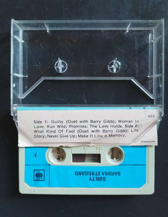 Barbra Streisand - Guilty Cassette Tape