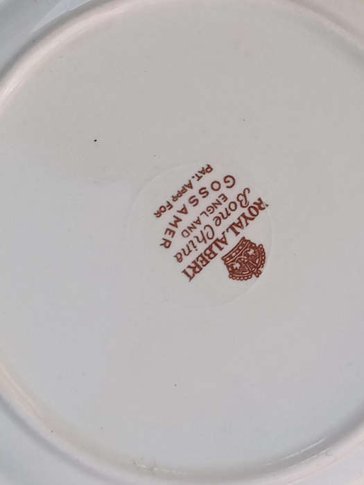 ROYAL ALBERT GOSSAMER BONE CHINA SIDE PLATE