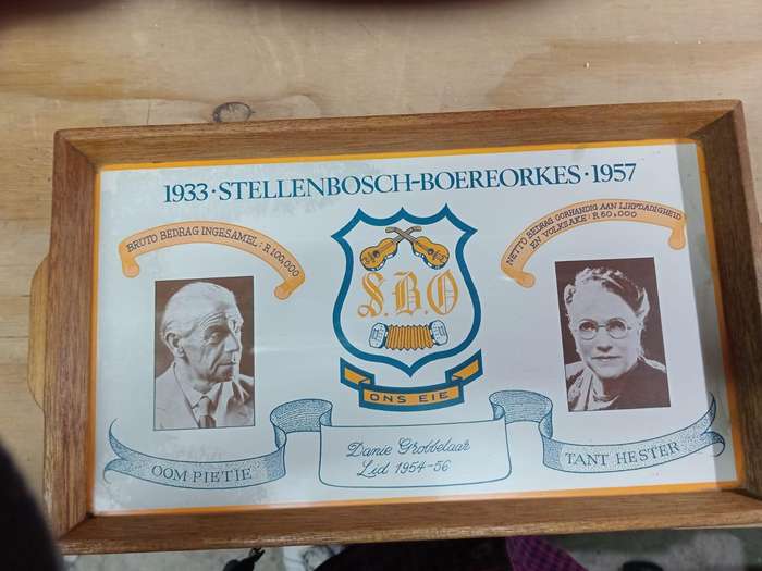 Old tray from Stellenbosch