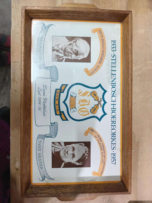 Old tray from Stellenbosch