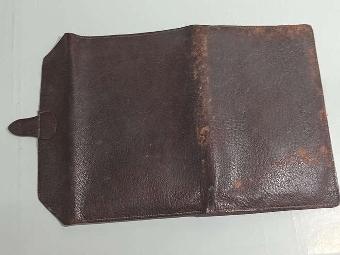 Vintage leather wallet