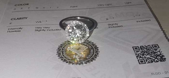 3.36ct Certified Diamond Ring