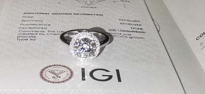 Certified 2.46ct Diamond Ring
