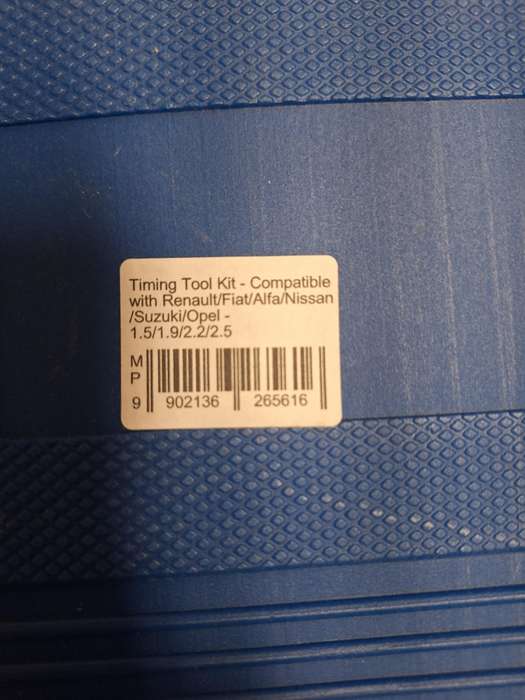Timing tool kit compatible with Renault Nissan Fiat alpha Suzuki Opel