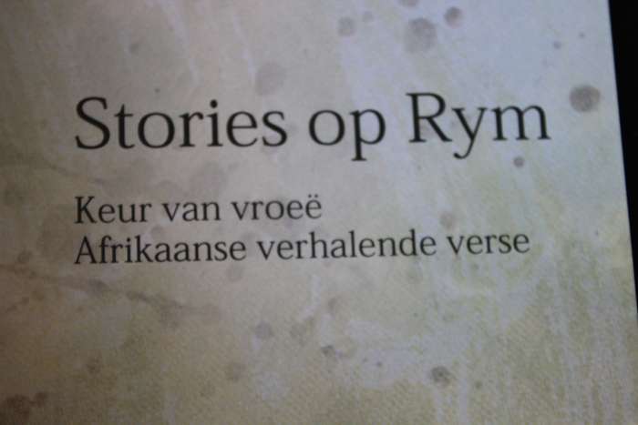 STORIES OP RYM. Keur van vroeë Afrkaanse verhalende verse. Pieter W. Grobbelaar.