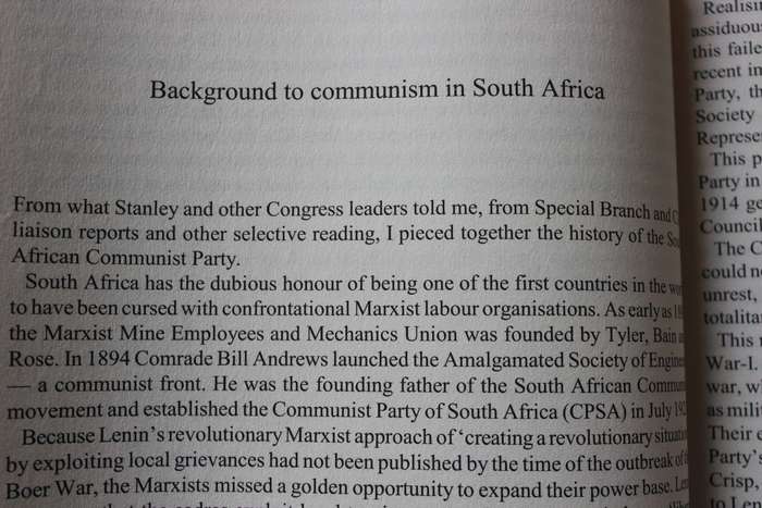GERARD LUDI. The Communistisation of the ANC.
