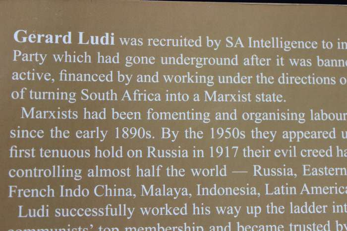 GERARD LUDI. The Communistisation of the ANC.