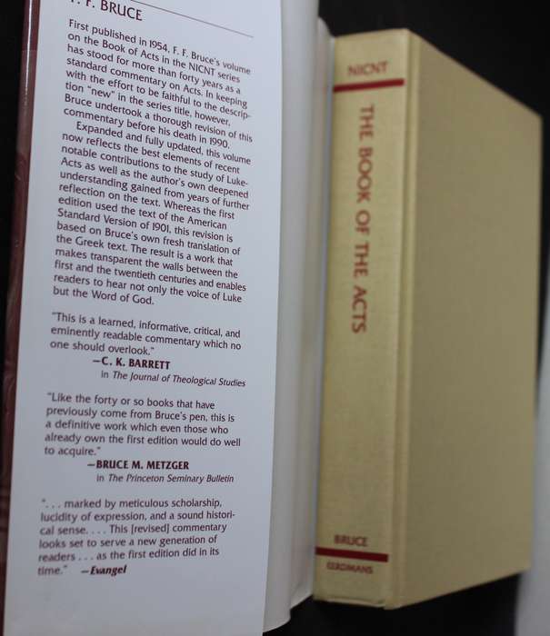 THE BOOK OF THE ACTS. (Revised). F.F. Bruce. (The New International Commentary on the New Testament)