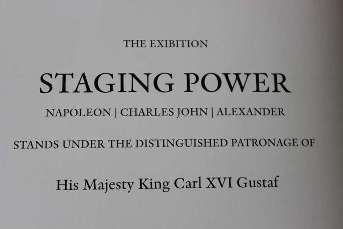 STAGING POWER. Napoleon/Charles John/Alexander.