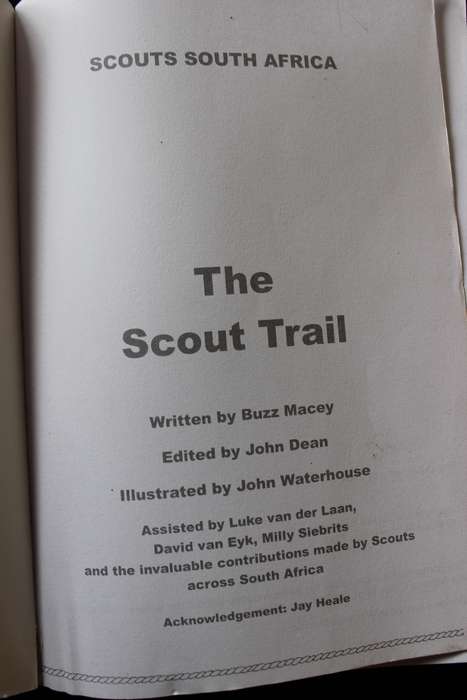 THE SCOUT TRAIL - Scouts South Africa. Written by Buzz Macey.