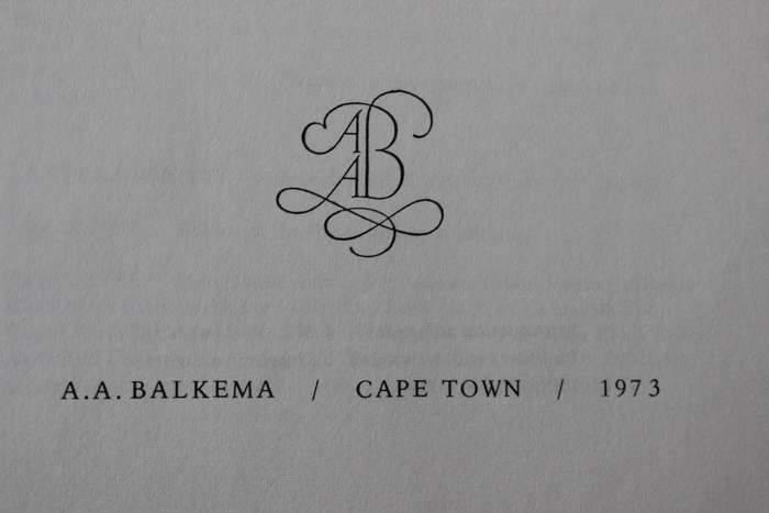THE LETTERS OF LADY ANNE BARNARD to Henry Dundas. Edited by Dr. A. M. Lewin Robinson. (Balkema 1973)