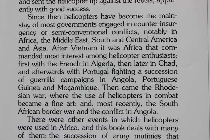 THE CHOPPER BOYS. (Helicopter Warfare in Africa) Al J. Venter.