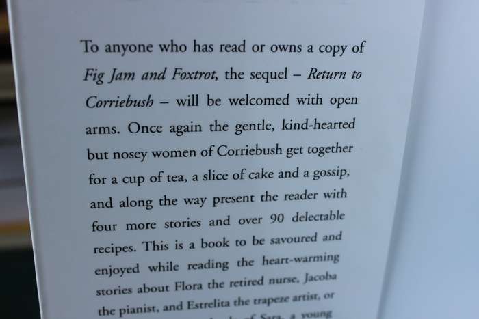 RETURN TO CORRIEBUSH. Stories and Recipes by Lynn Bedford Hall.