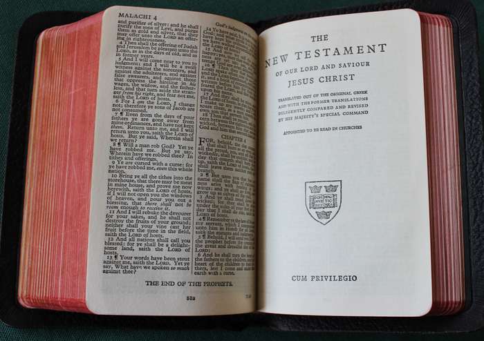 HOLY BIBLE. (In slipcase) King James Version.