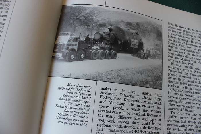 OUR WORLD ON WHEELS. History of United Transport in South Africa 1962-1987. T.B. Maund.
