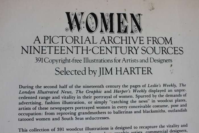 WOMEN by Jim Harter. (A pictorial archive from 19th-Century Sources) Copyright-free.