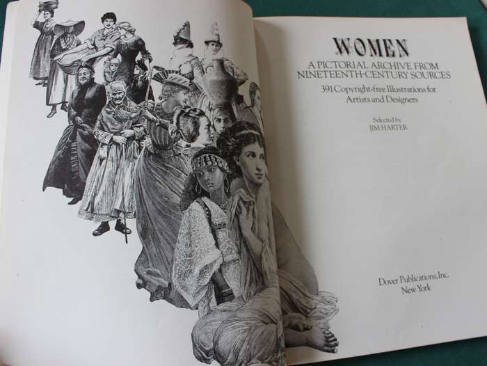 WOMEN by Jim Harter. (A pictorial archive from 19th-Century Sources) Copyright-free.