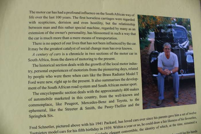 FRED SCHNETLER. A Century of Cars.