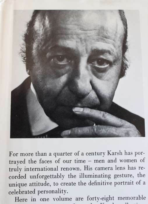 KARSH. Faces of our Time. (Portraits of people of international renown)