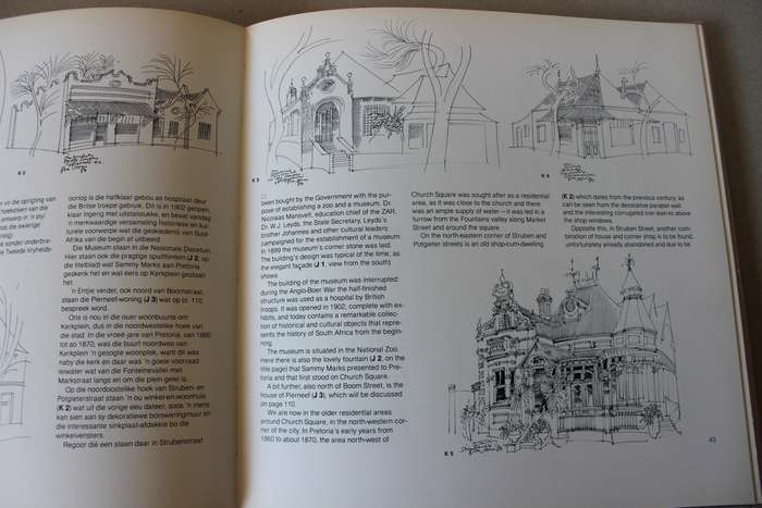 PRETORIA 125  by Hannes Meiring  (An architect's sketchbook of Pretoria with bilingual text)