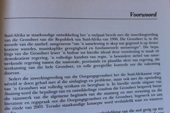 STAATSREG deur J. M. Rautenbach en E. F. J. Malherbe  Vierde Uitgawe