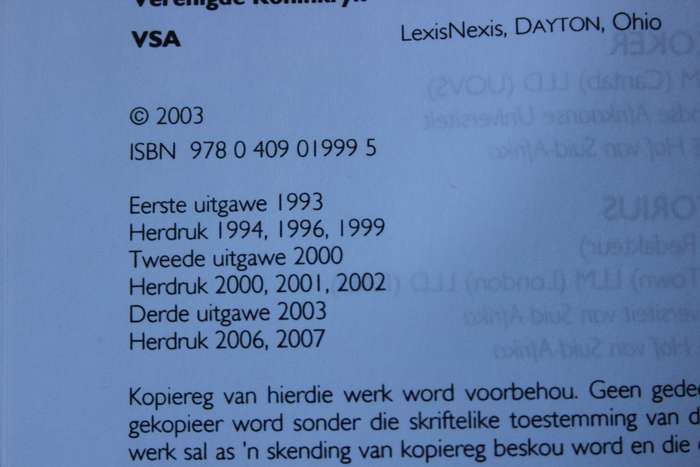 ONDERNEMINGSREG deur M. L. Benade, J. J. Henning en ander  Derde Uitgawe