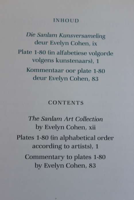 ART COLLECTION SANLAM KUNSVERSAMELING. Nr 1414 van 5 000 kopieë