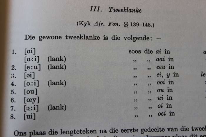 UITSPRAAKWOORDEBOEK VAN AFRIKAANS deur T. H. le Roux / P. de V. Pienaar