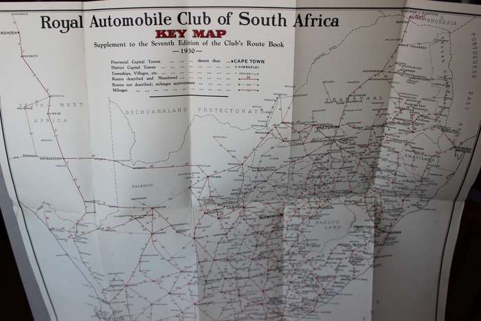 ROYAL AUTOMOBILE CLUB OF SOUTH AFRICA  Route book