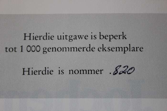 JOCHEM VAN BRUGGEN  Saamgestel deur Rothea Olivier (Genommerde eksemplaar - beperkte oplaag, 1981)