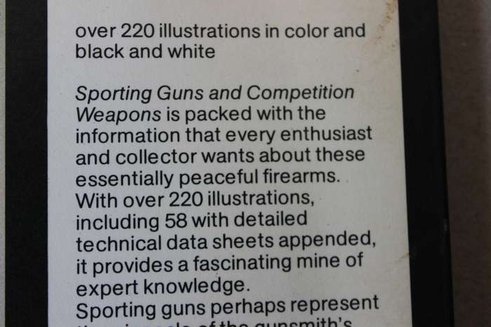 SPORTING GUNS AND COMPETITION WEAPONS  by Yves Cadiou and Alphonse Richard