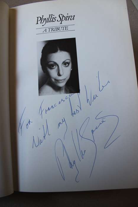 PHYLLIS SPIRA  by Amanda Botha (SIGNED BY SPIRA) (Foreword by Dame Margot Fonteyn)