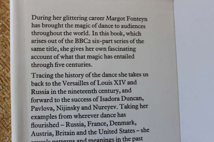 THE MAGIC OF DANCE  by Margot Fonteyn