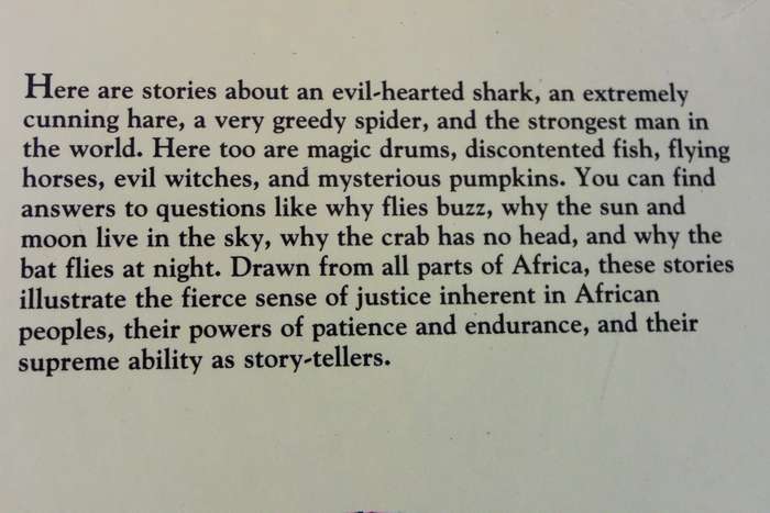 AFRICAN MYTHS AND LEGENDS  retold by Kathleen Arnott