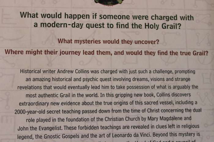 TWENTY-FIRST CENTURY GRAIL  The Quest for a legend  by Andrew Collins