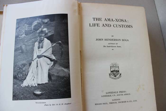 THE AMA-XHOSA: LIFE AND CUSTOMS  by John Henderson Soga