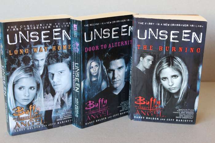 BUFFY THE VAMPIRE SLAYER New Crossover Trilogy UNSEEN by Nancy Holder and Jeff Mariotte