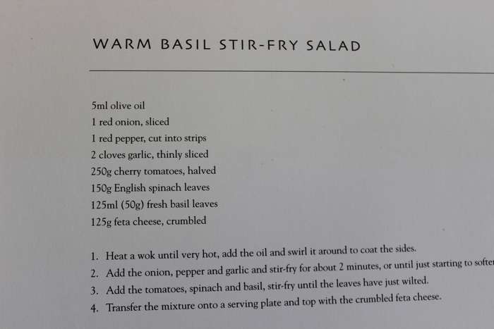 COOKING WITH BASIL