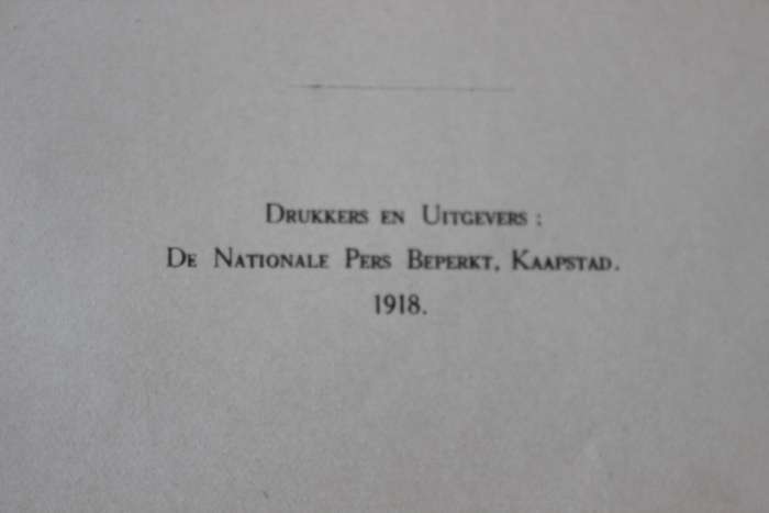 GEDENKBOEK VAN HET VICTORIA-KOLLEGE (Stellenbosch) Redaksie-Kommissie N.J. Brimmer, J.J. Smith  1918