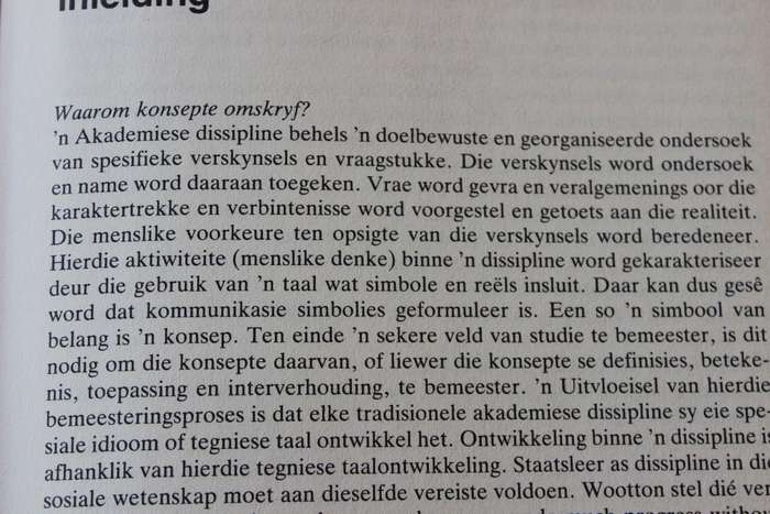 POLITIEKE KONSEPTE  deur H.J. Kotze en J.J. van Wyk