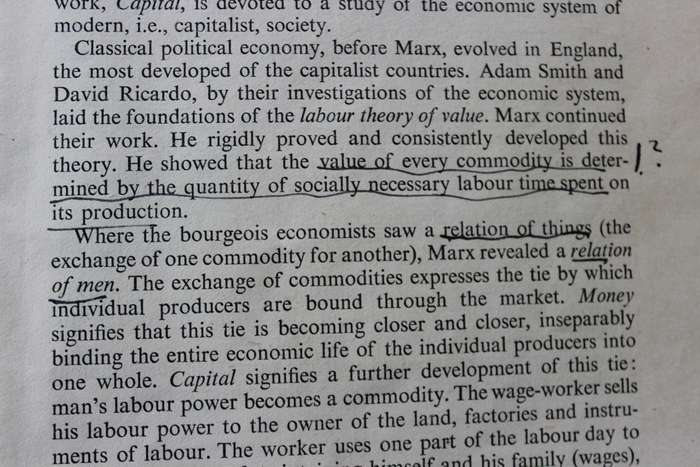 THE TEACHINGS OF KARL MARX  by V. I. Lenin (Little Lenin Library Volume One)